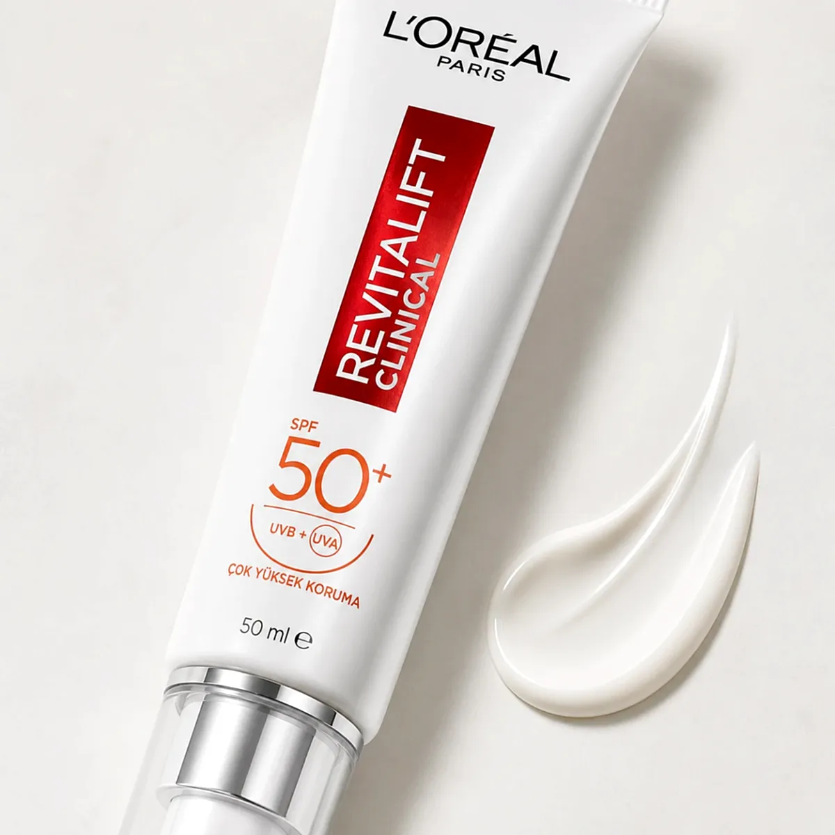 L'Oréal Paris Revitalift Clinical Spf 50+ Günlük Yüksek Uv Korumalı Yüz Güneş Kremi 50ml